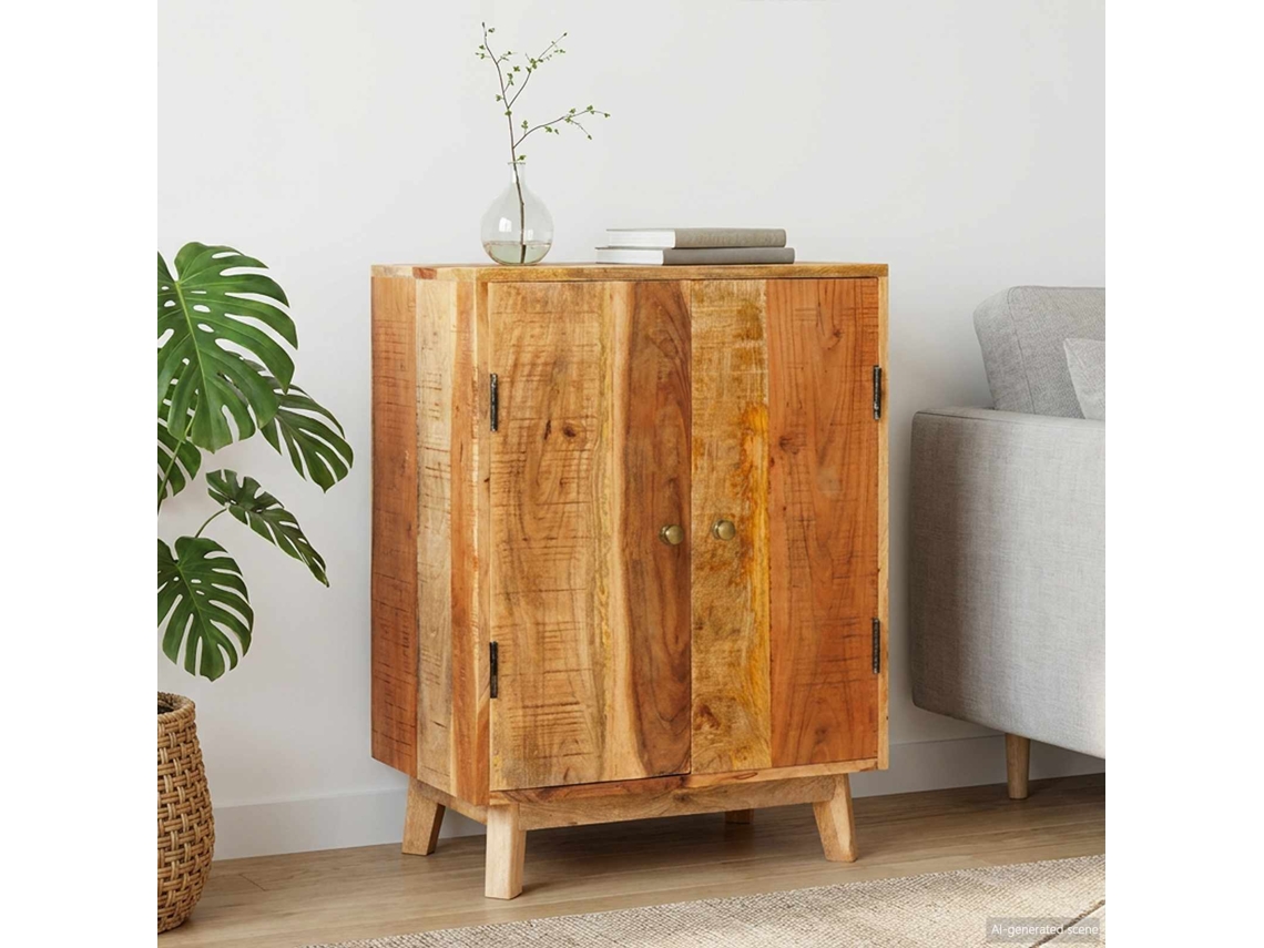 Vidaxl Gabinetes De Armazenamento Com Porta Castanho 55 X 35 X 75 Cm