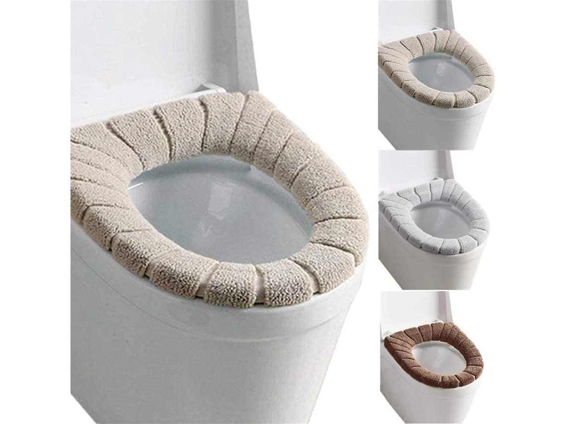 Almofada Para Assento Sanitário, Universal, À Prova Dágua, Macia E Quente, Lavável, De Fibra Acrílica Macia, Espessa E Elástica, Confortável E Quente