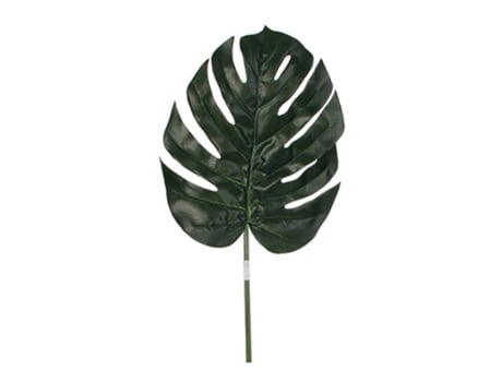 FOLHA DE MONSTERA COR VERDE 88CM