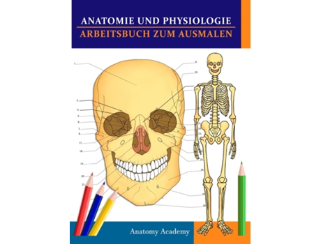 Livro Anatomie Und Physiologie Arbeitsbuch Zum Ausmalen De Anatomy Academy (alemão)