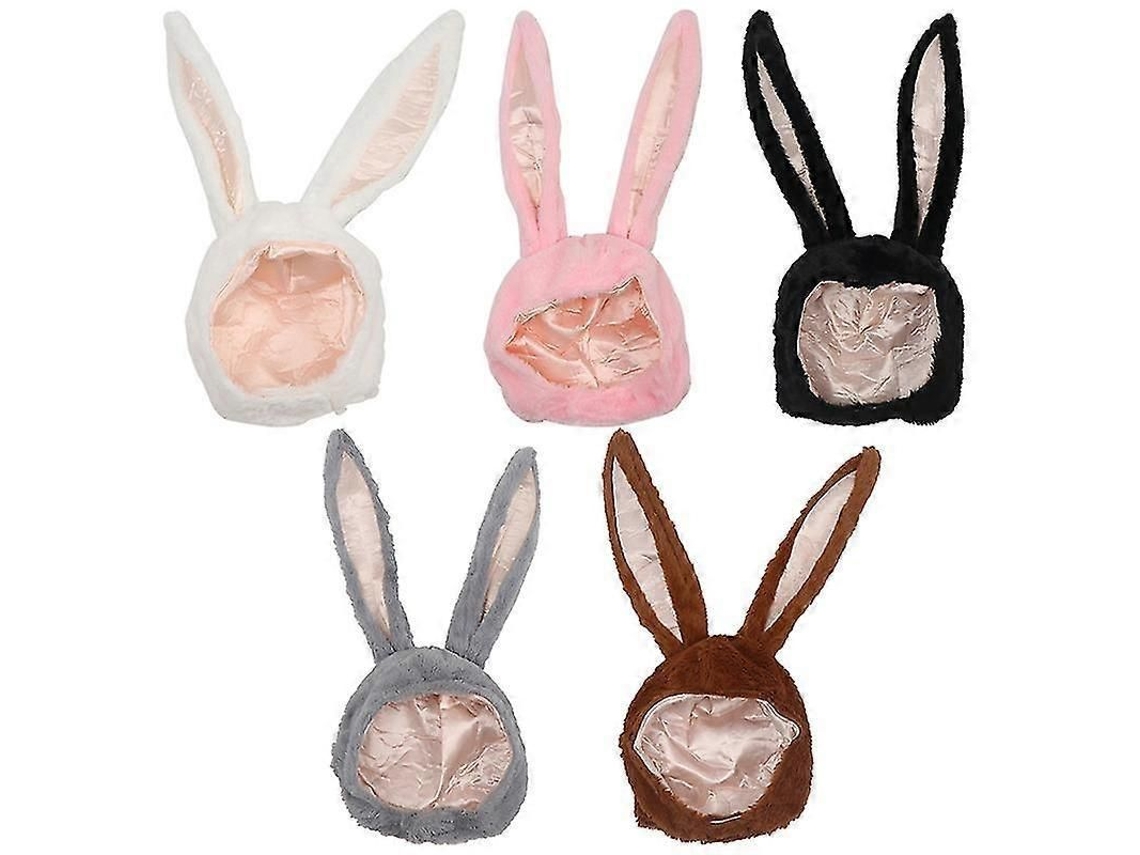2026 gorro de Conejo de Peluche com Orelhas e Aberturas para Calor Cabeça Acessórios de Foto