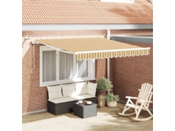 Vidaxl Toldo Retrátil Multicolor 300 X 250 Cm Poliéster
