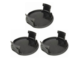 Conjunto De 3 Tampas De Carretel Wa0037 Para Cortadores De Grama Worx Wg184, Wg190, Wg191 E Wg168.