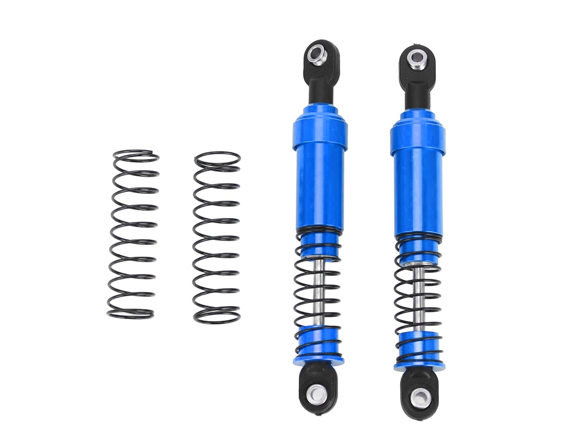 Conjunto De Amortecedores De Óleo De Metal 85mm Para Carro Rc Scx10 1/10 Em Alumínio Azul