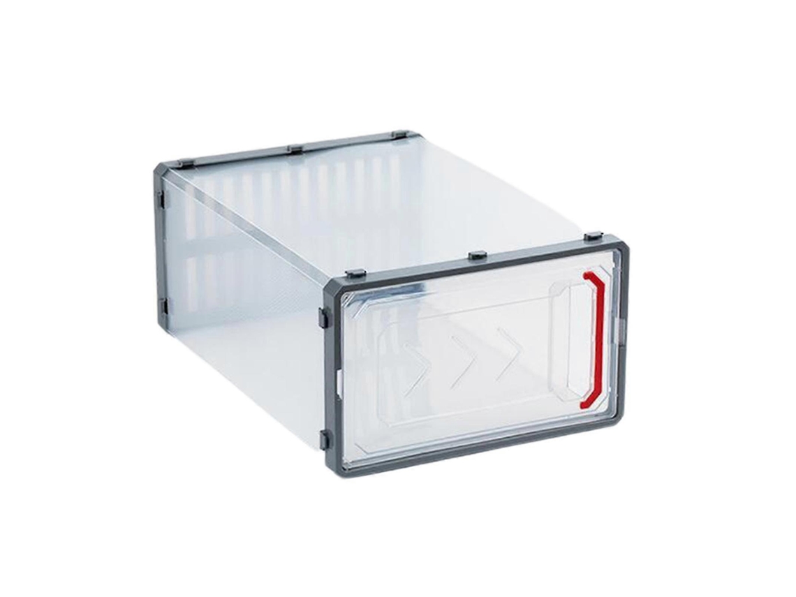 Caixa De Sapatos De Plástico Transparente, Armário De Armazenamento Dobrável E Removível. Olysi Shop