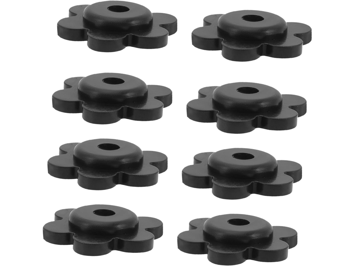 25 Peças De Acessórios Para Bandeira De Jardim, Prendedores De Bandeira, Pretos Gokoco