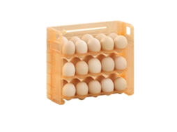 Organizador Para Ovos Com Estrutura De Várias Camadas, Indicador De Tempo, Para Geladeira E Organização Doméstica Da Cozinha