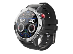 (prateado) Smartwatch Com Tela Redonda Hd De 1,32 Polegadas E Suporte Para Chamadas Bluetooth.