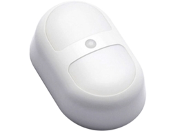 Luminária com Sensor de Presença, Lâmpada Led de Baixo Consumo, Prateada, com Luz Amarela Quente, para Corredores, Quartos e Armários BRILVIBERA