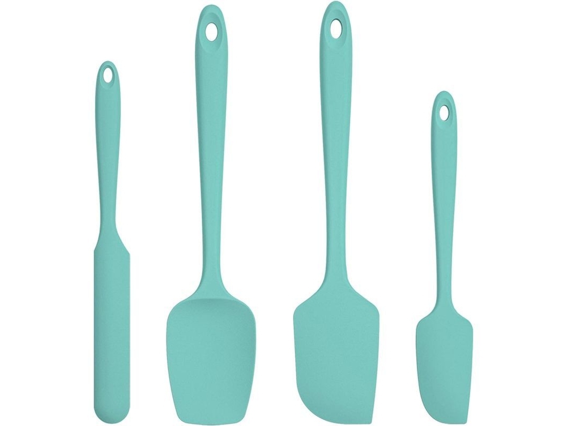 Conjunto de 4 Espátulas de Silicone Nova Line, resistentes ao calor, antiaderentes | S/MARCA