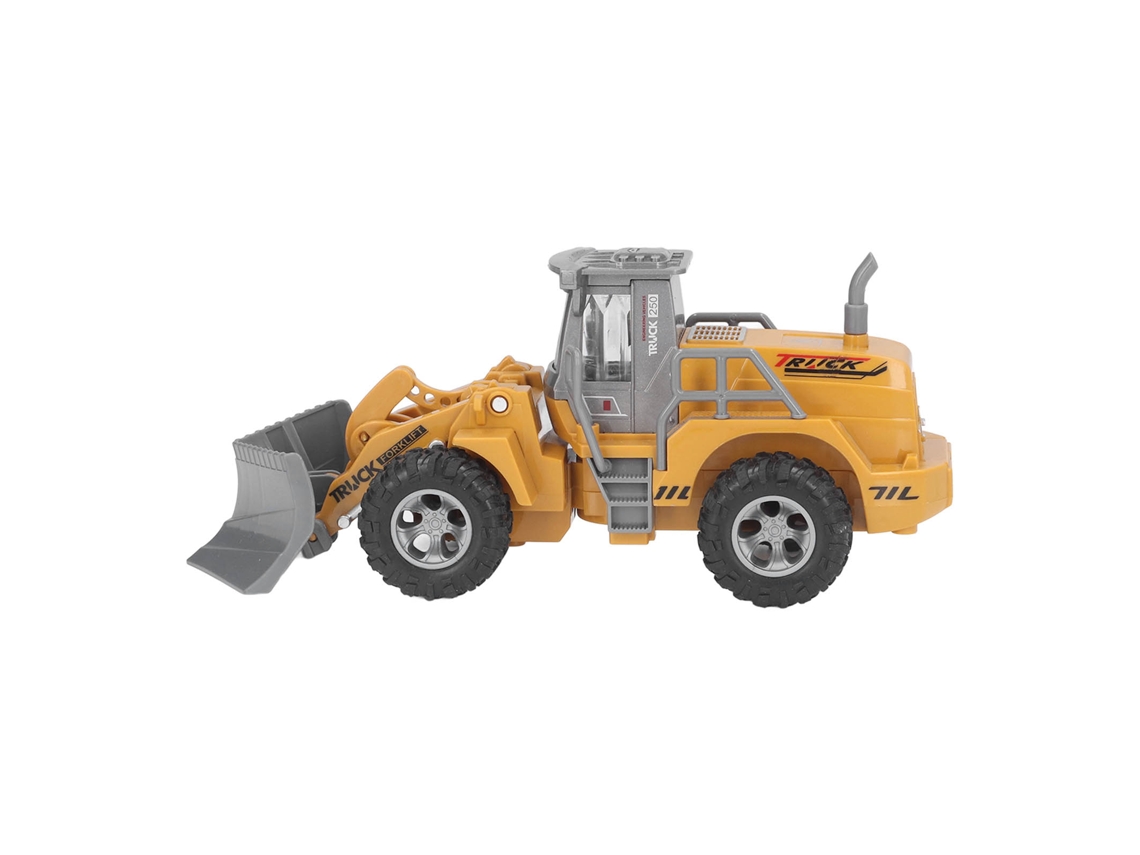Ats brinquedo de Veículo de Construção Inercial com Pala Plana para Crianças com Mais de 3 Anos, Modelo Detalhado e Vívido