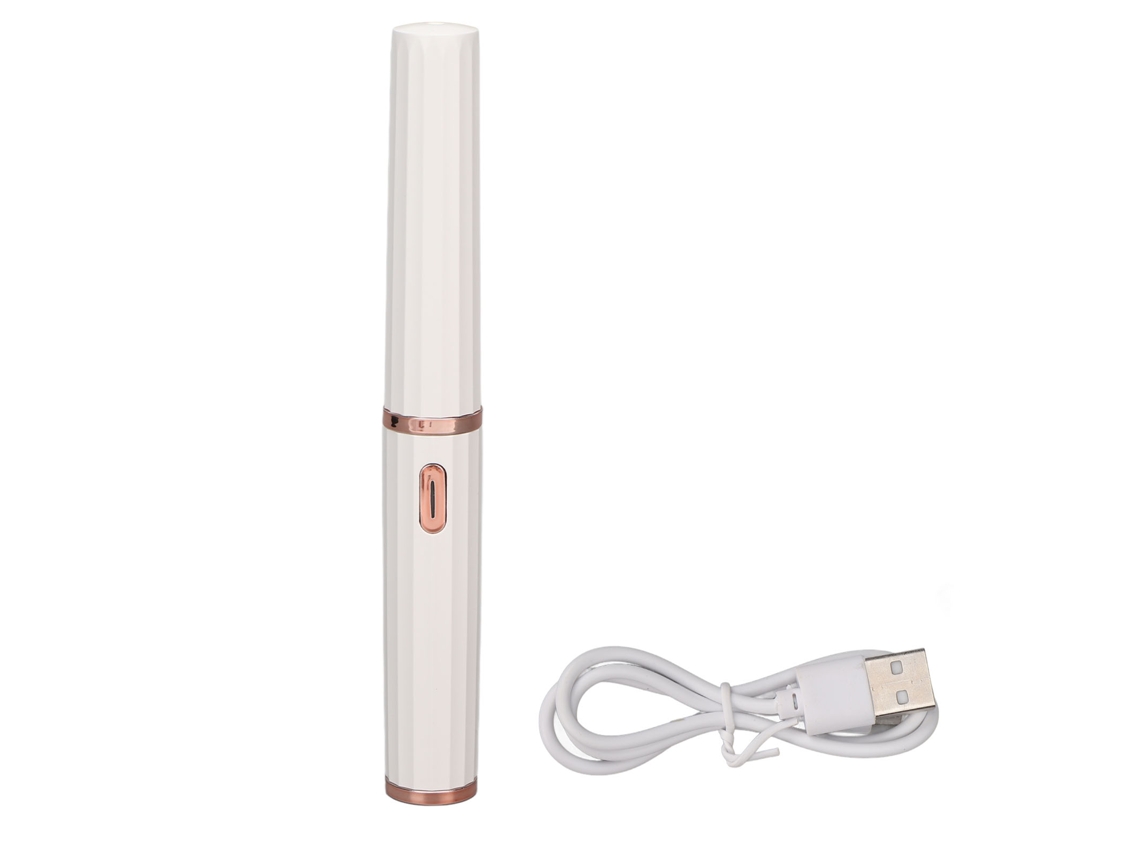 Curler De Cílios Aquecido Com Usb Recarregável, Cabeça Dupla Com Controle Inteligente De Temperatura, Portátil