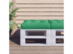 Vidaxl Almofadão Para Paletes 58x58x10 Cm Tecido Verde