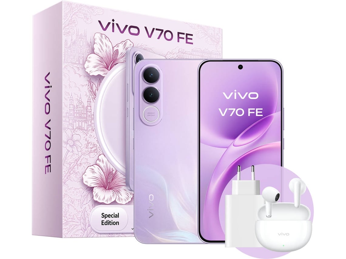Smartphone VIVO V70 Fe (6.83'' - 8 GB - 256 GB - Muse Purple)
