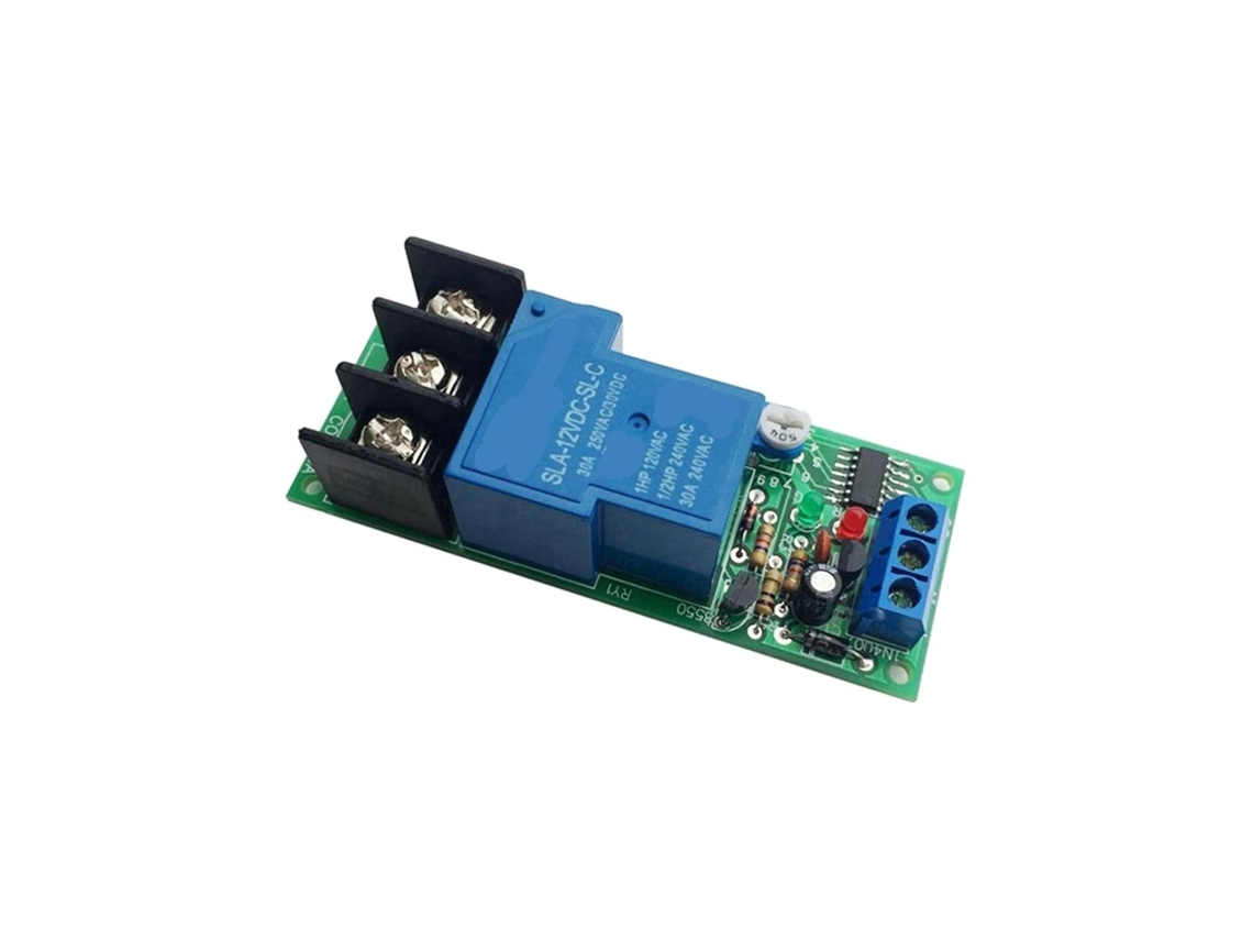 Módulo De Relé Retardo Alta Potência 30a Dc12v 24v 1-10000s Jk11h-dm)