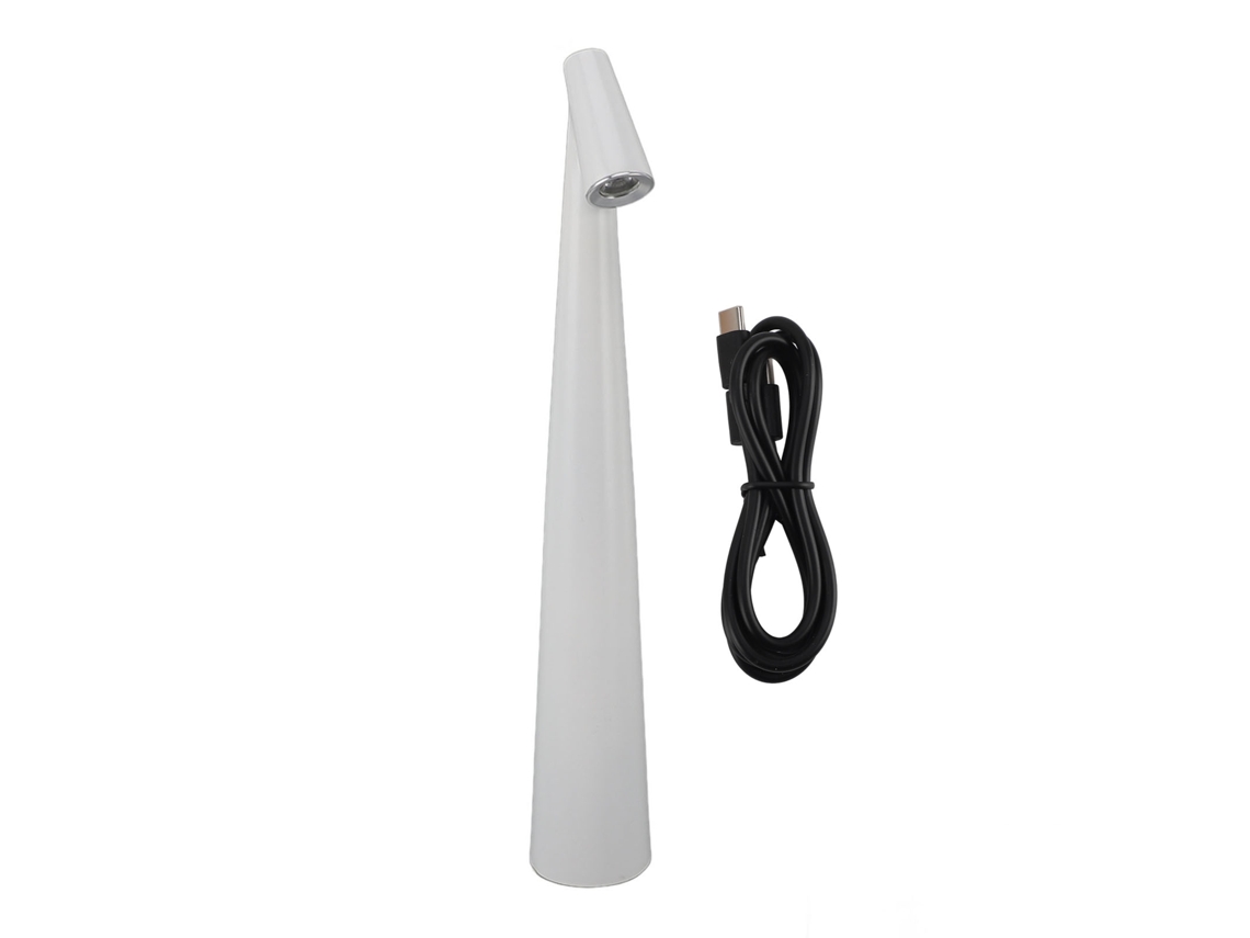 Lâmpada de Mesa de Metal Touch Sem Fio Recarregável Usb com 3 Fontes de Luz e Dimmer | S/MARCA