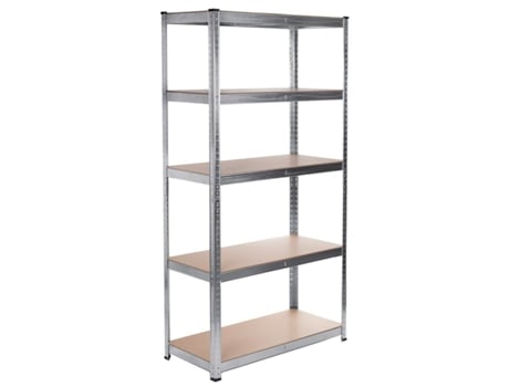 Estantes GREENBLUE Gb378 180 X 90 X 40 Cm Cinzento Aço Galvanizado Madeira Mdf 75 kg