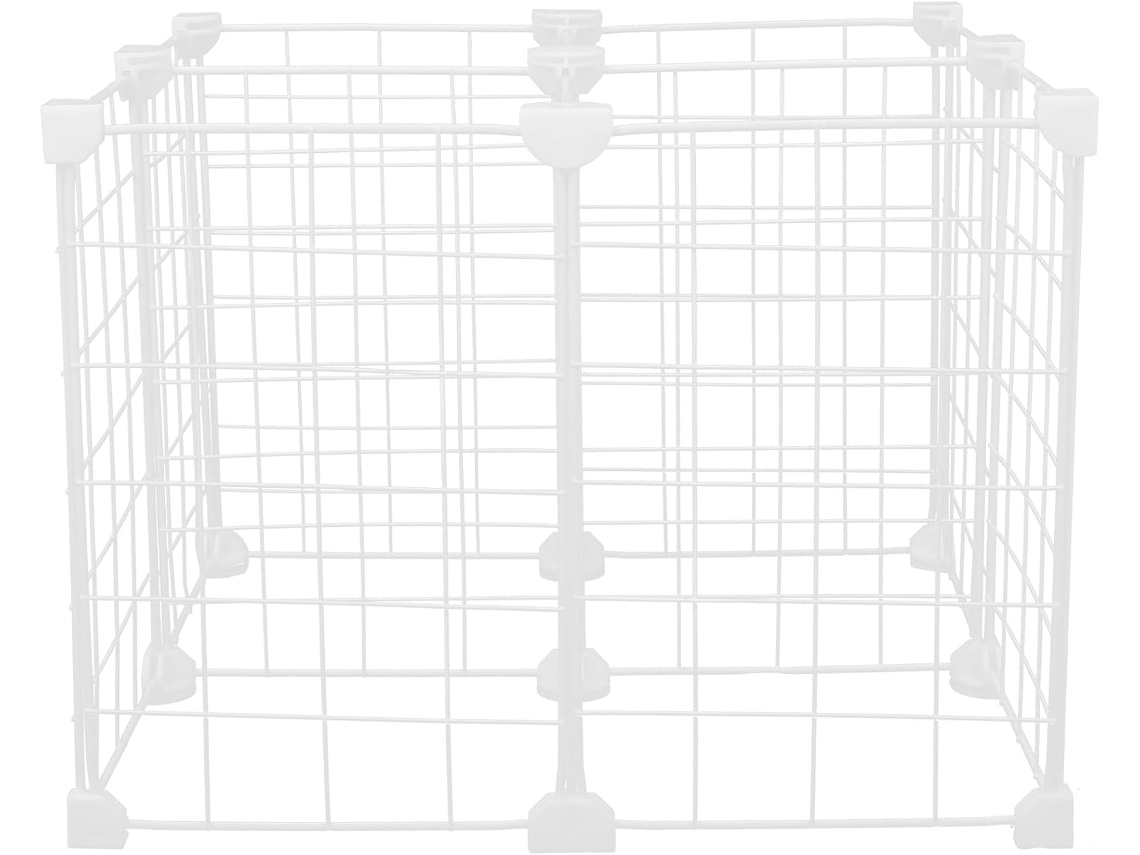 Divisória De Cozinha Homsfou Para Freezer E Geladeira, Divisória De Espaço Com Design Em Grade Ferro E Plástico Para