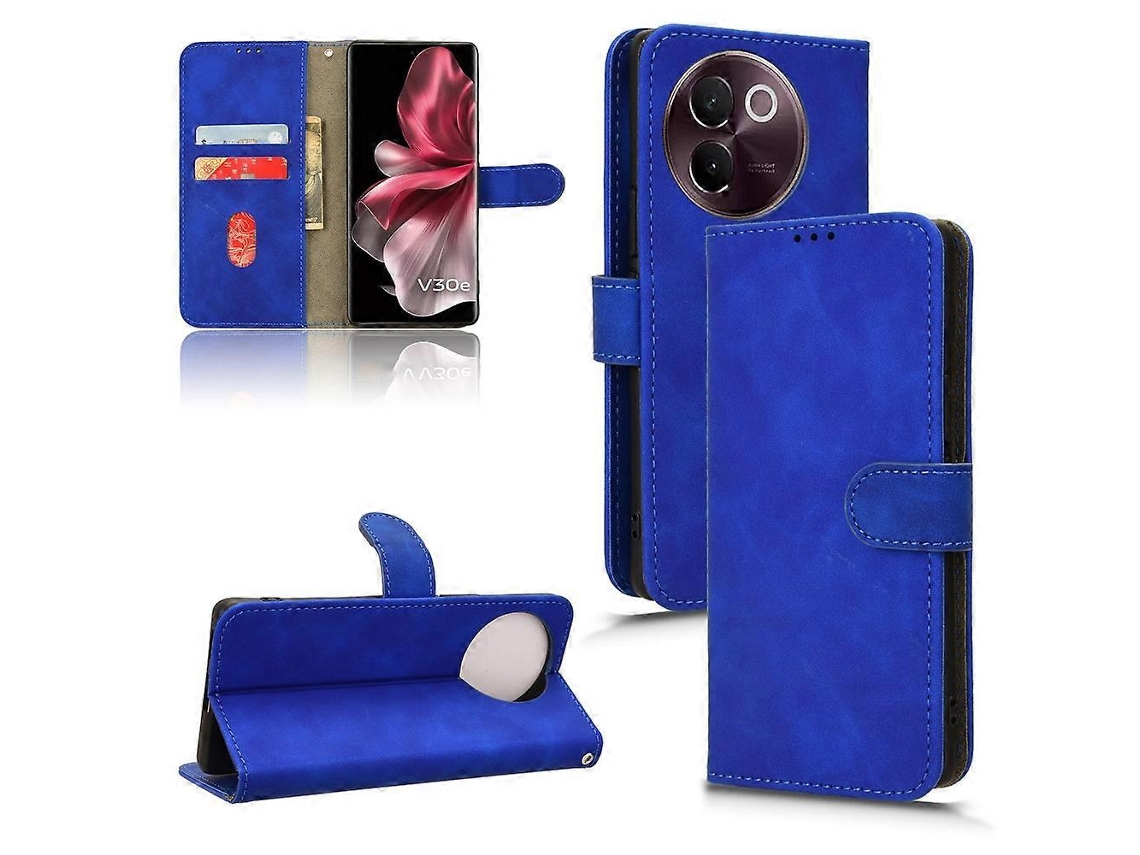 Capa De Celular De Couro Com Flip Magnético Skin Feel