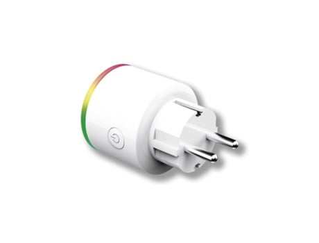 Tomada Wifi Inteligente com Luz noturna Multicolor e Medidor de Consumo Energeeks