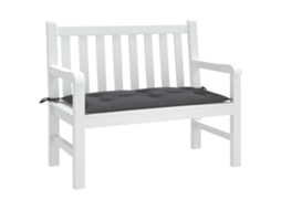 Vidaxl Almofadão P/ Banco De Jardim 100x50x7cm Tecido Oxford Antracite