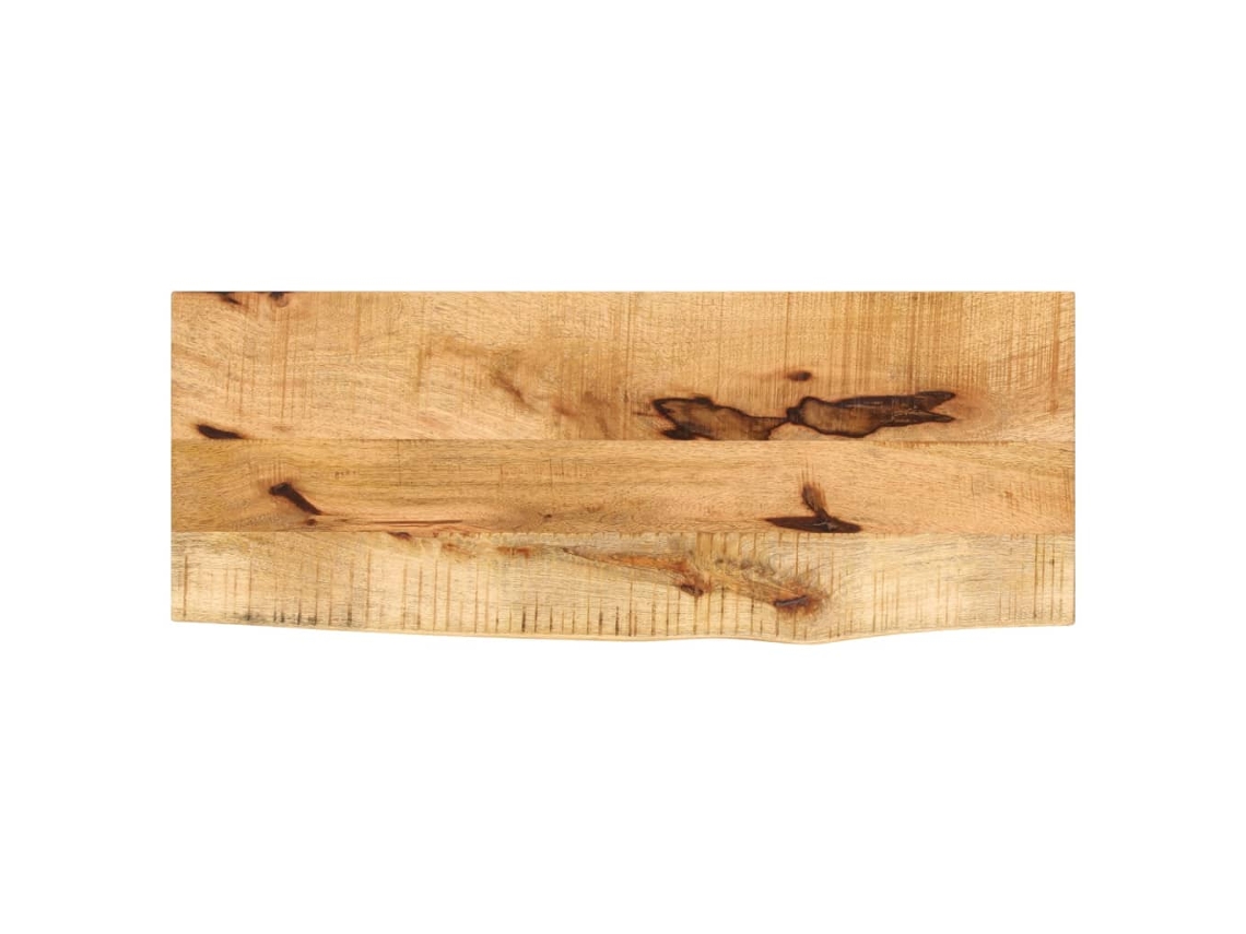 Vidaxl Tampo De Mesa C/ Borda Viva 70x40x3,8cm Mangueira Áspera Maciça