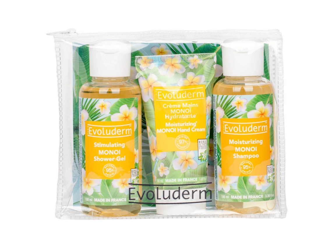 Pack de Viagem Cuidados de Corpo Monoi EVOLUDERM
