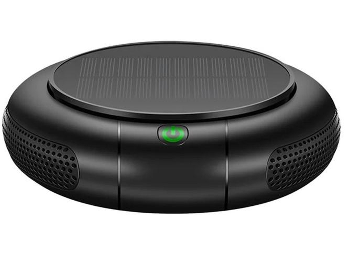 Purificador De Ar De Íon Negativo Para Carro Com Painel Solar Bateria De 1200mah Ar Silencioso Para Casa Carro Escritório Alergias Anima Yizhood