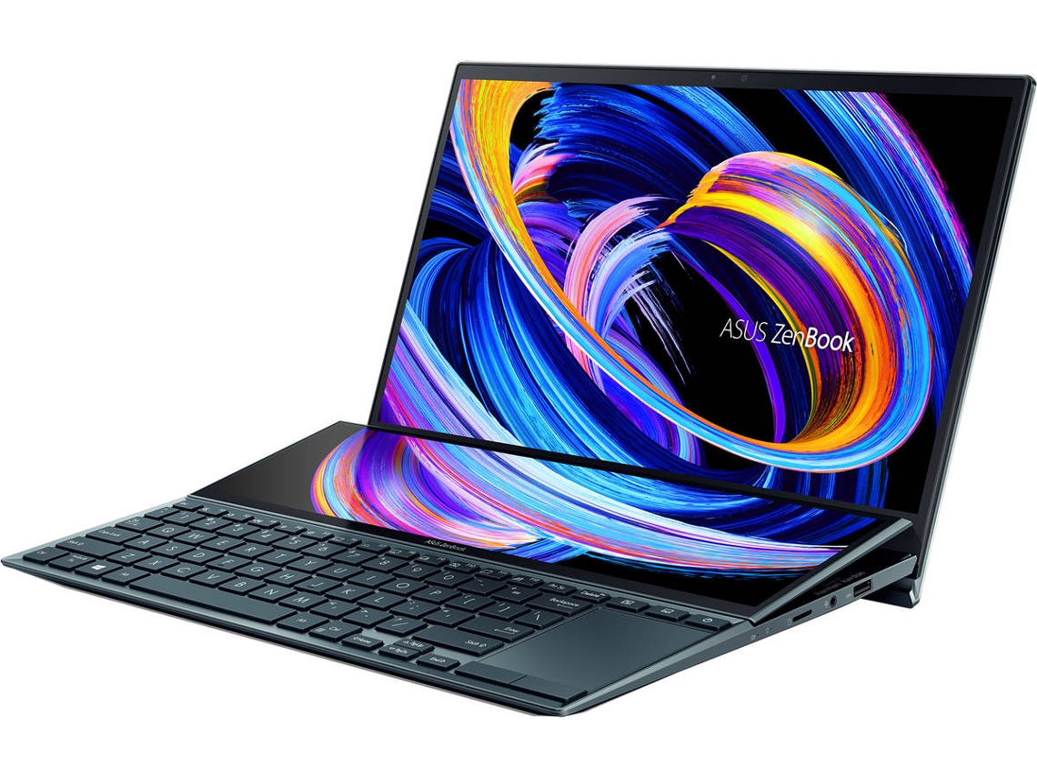 Portátil ASUS Zenbook Duo UX482EG-71DM5AB1 (14'' - Intel Core i7-1165G7 - RAM: 16 GB - 1 TB SSD - NVIDIA GeForce MX450)