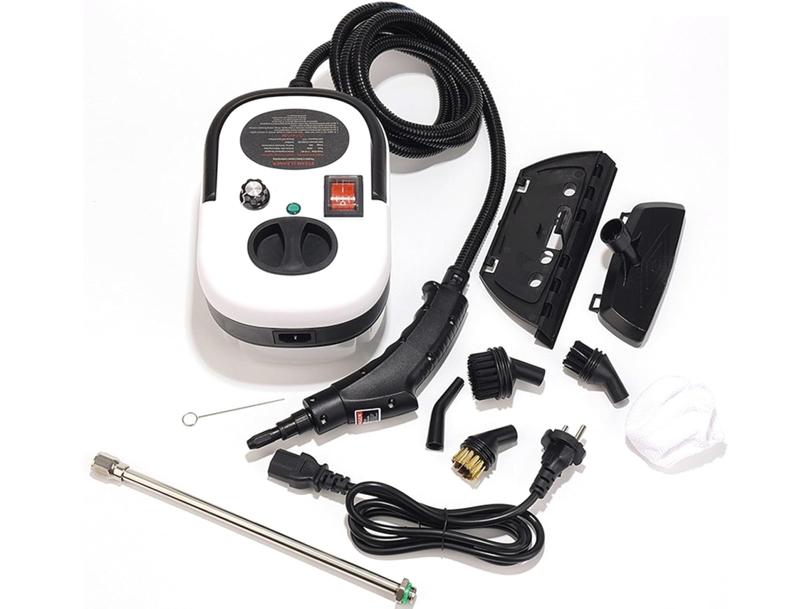 Limpador a Vapor BRILVIBERA para Casa e Carro com Cabo de 6 Níveis de Intensidade