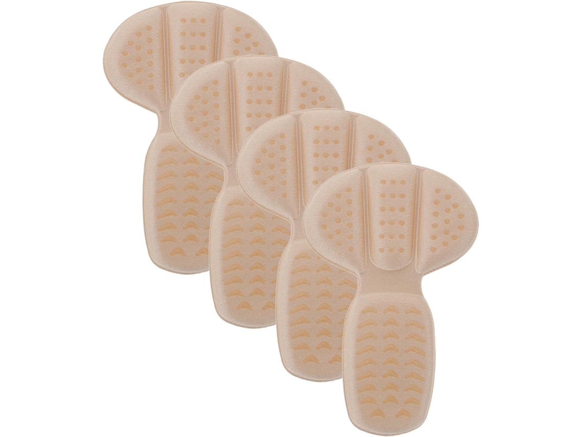 2 Pares De Protetores Calcanhar Antiderrapantes Femininos, Substituíveis, Com Adesivo Resistente Ao Desgaste, Ideais