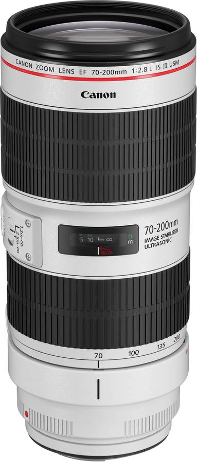 Objetiva CANON EF 70-200MM F2.8L IS III USM (Encaixe: Canon EF - Abertura: f/32 - f/2.8)