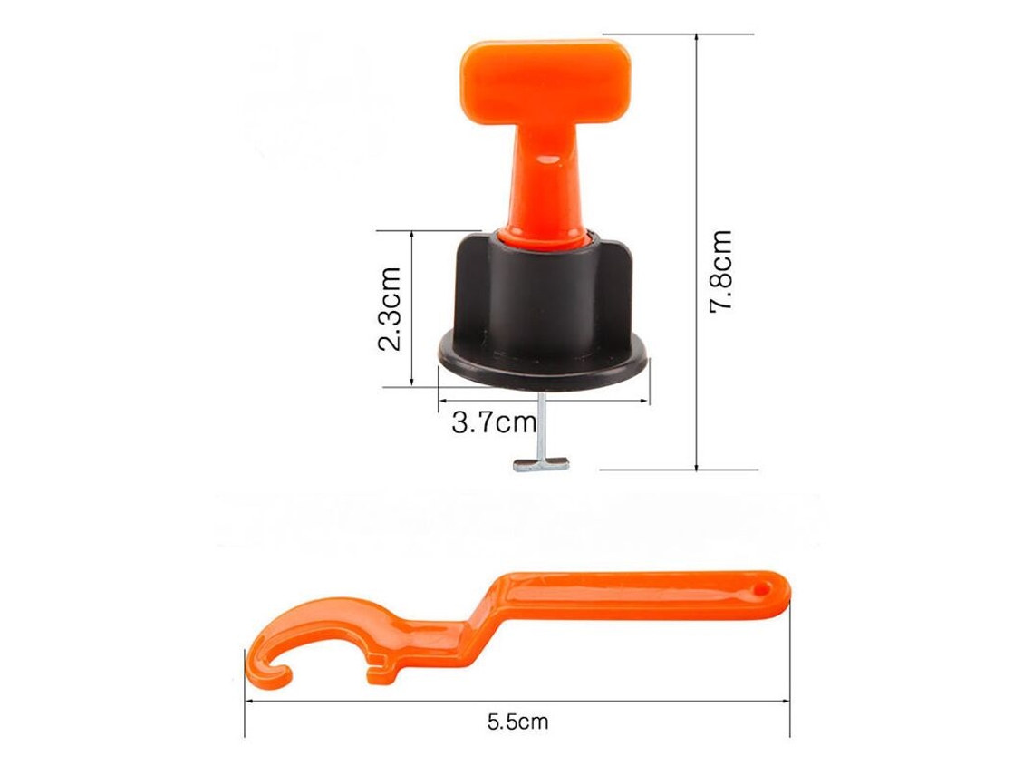Sistema AQUAFORGE de Nivelamento de Azulejos com 126 peças