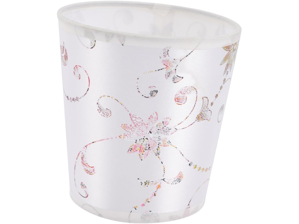 Abajur De Cabeceira Delicado Em Tecido Prateado Com Base E27 Resistente Para Proteger A Lâmpada, Ideal Para Decoração.