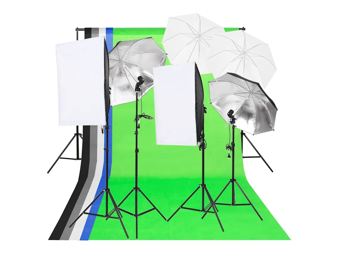 Studio Lighting Kit, Studio Lighting Kits Vidaxl Branco Alumínio (n/a)