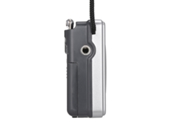 Rádio Portátil Indin Bc-r2033 Mini Am/fm Com Alto-falante E Entrada Para Fones De Ouvido Antena Telescópica