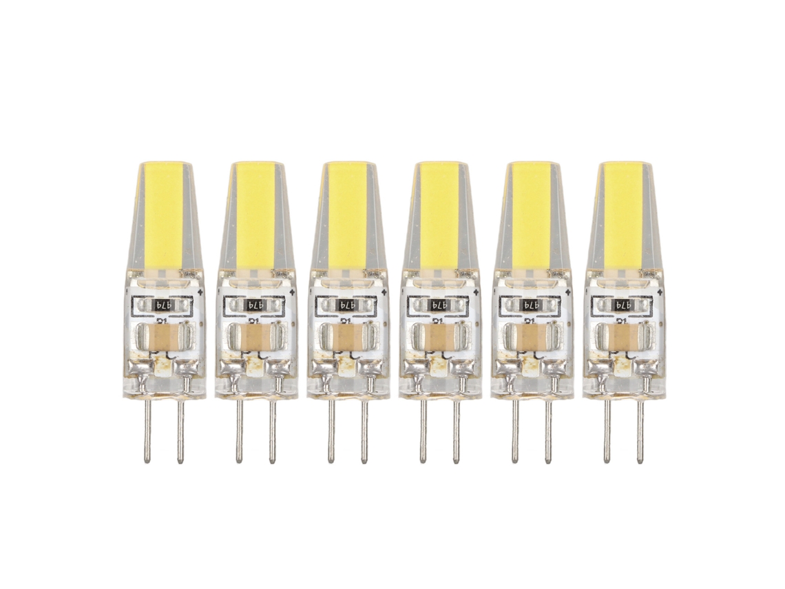 Rebe-6 Peças De Lâmpada Led G4 6w 500lm Cob Silicone Econômica Para Lâmpada De Teto Parede Mesa 220v