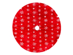 Saia de Árvore de Natal Elegante Saia de Árvore e Saia de Árvore Macia de Floco de Neve com Lantejoulas Estilo 3