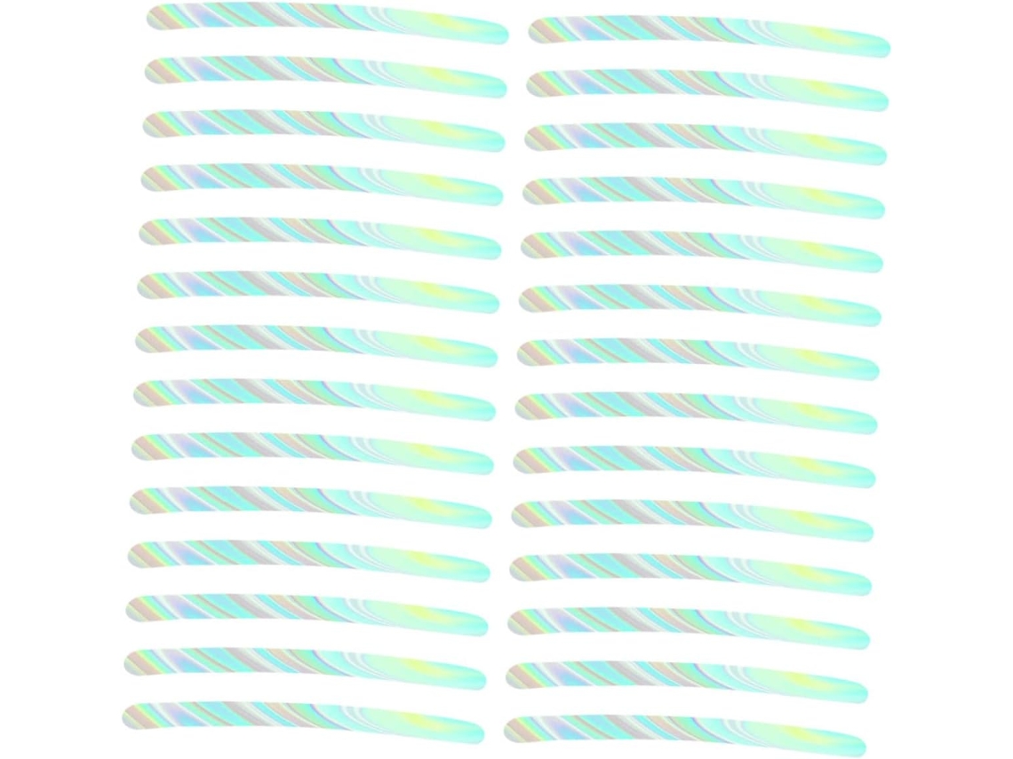 Adesivos Refletivos Para Rodas, 40 Unidades, Papel, Para Motocicleta E Bicicleta.