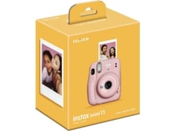 Máquina Fotográfica Instantânea FUJIFILM Instax Mini 11 (Rosa- Obturação: 1/2-1/250 s - 2 x Pilhas AA LR6)
