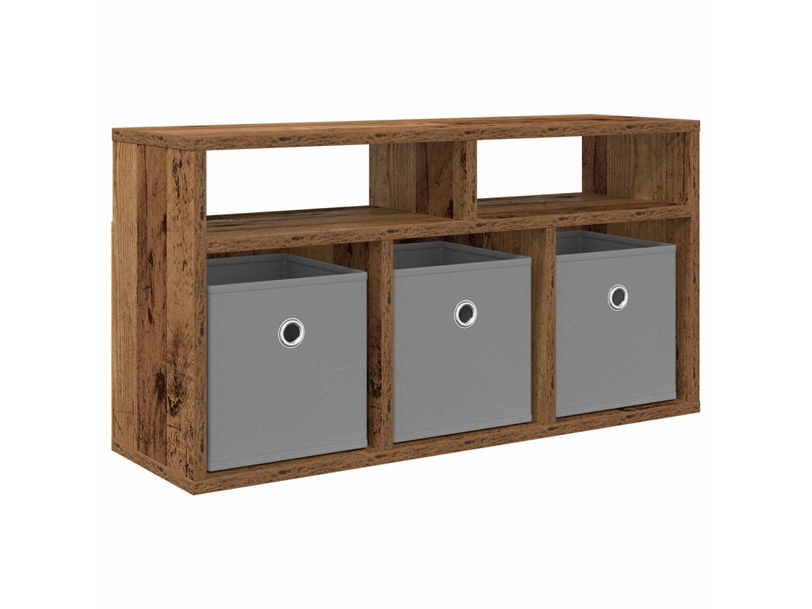 Conjunto 1 Baixo Móvel Vidaxl Castanho Derivados De Madeira (72 X 22,5 X 38 Cm)