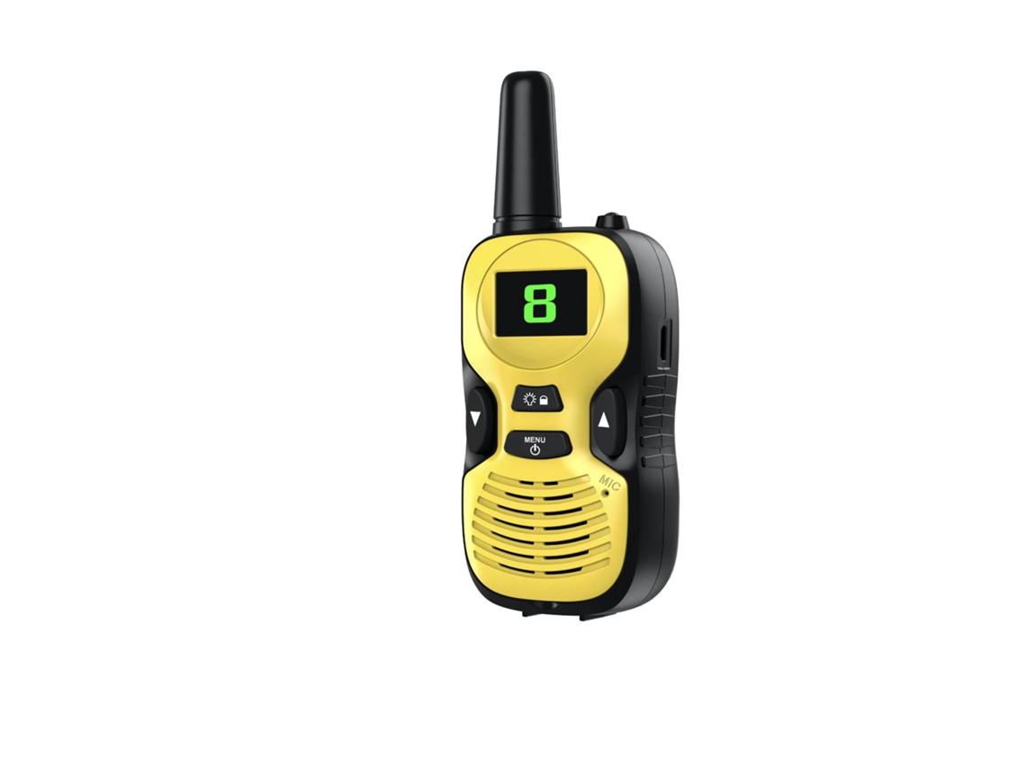 Walkie Talkie Recarregável Para Crianças De 3 A 12 Anos Brilvibera (amarelo)
