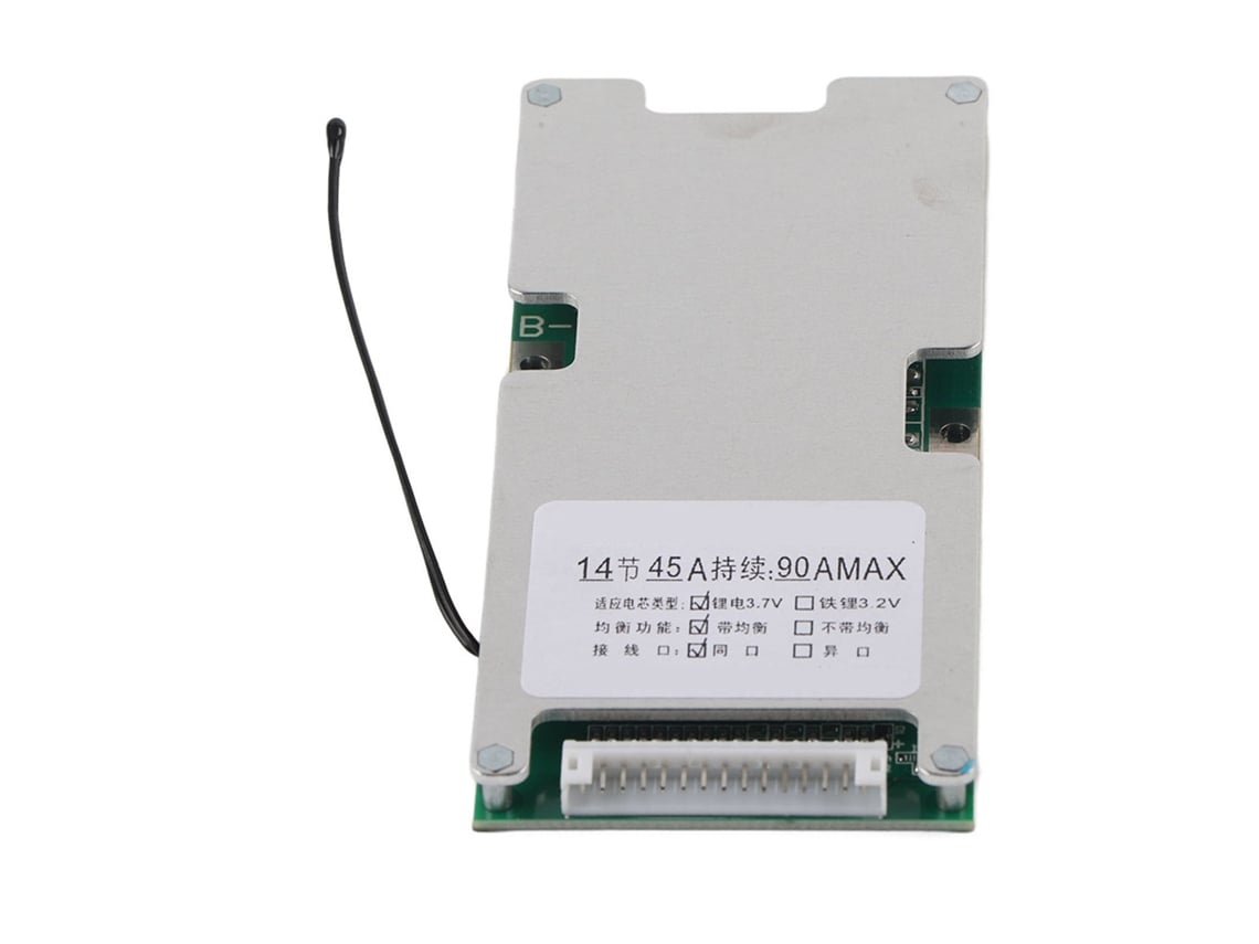 Laxiscreed Bms Pcb 14s 45a Para Bateria De Íon De Lítio Com Proteção E Equilíbrio