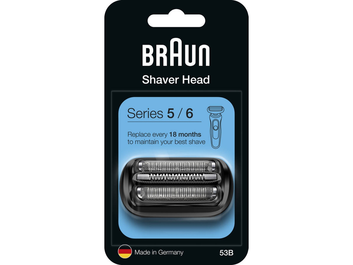 Lâmina de Máquina de Barbear BRAUN 53 B Serie 5 e 6
