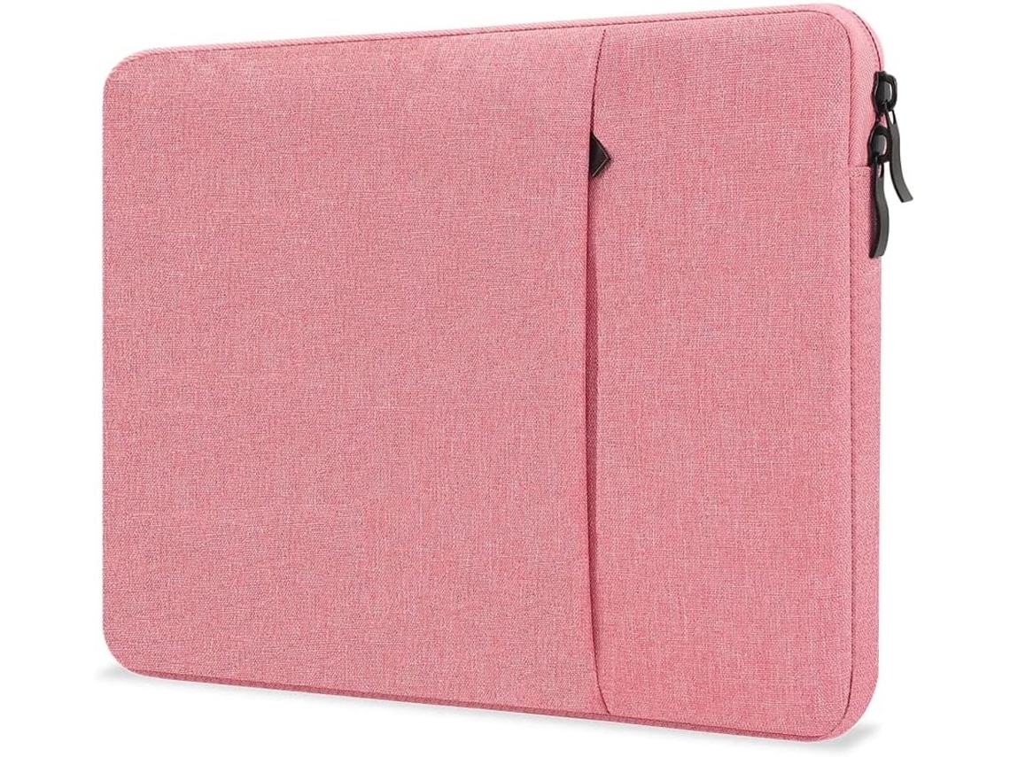 Capa Para Laptop De 13 Polegadas, Capa Protetora Para Transporte Seguro, Poliéster Repelente À Água, 323 X 233 Cm, Rosa.