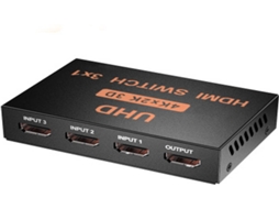 Switch HOWEI 4k Hdmi (3 in - 1 out - Preto)