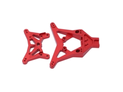 Mali kit Torre de Amortecedor Dianteiro e Traseiro de Alumínio para Carro Rc Losi 1/10 22s 2wd Peças de Upgrade Vermelho