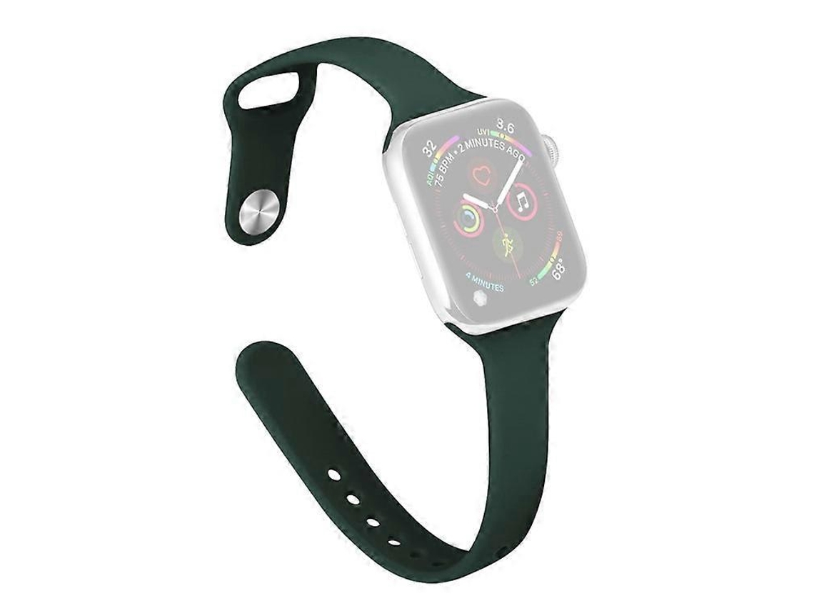 Pulseira Fina Compatível Com Apple Watch Series 9, 8, 7, 41 Mm / 6, 5, 4 Se , Se (2022), Se 40 Mm / 3, 2, 1, 38 Mm Vledary (2023)