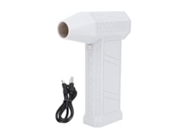 Ventilador Turbo Sem Fio Soprador Ar Secador com Motor Sem Escovas 3 Velocidades Cinza | S/MARCA