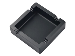 Cinto de cigarro grande de silicone preto decorativo com sulcos Nova Line